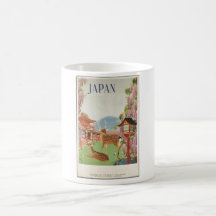 Vintage Travel Poster Ad Retro Prints Coffee Mug