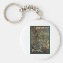 Vintage Travel Poster Ad Retro Prints Keychains