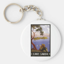 Vintage Travel Poster Ad Retro Prints Keychains