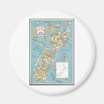 Vintage Travel Poster Ad Retro Prints Fridge Magnet