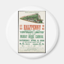 Vintage Travel Poster Ad Retro Prints Magnet