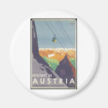Vintage Travel Poster Ad Retro Prints Magnets