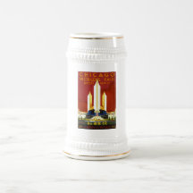 Vintage Travel Poster Ad Retro Prints Mug