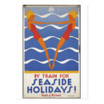 Vintage Travel Poster Ad Retro Prints Postcard