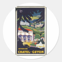 Vintage Travel Poster Ad Retro Prints Sticker