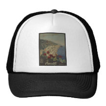 Vintage Travel Poster Ad Retro Prints Trucker Hats