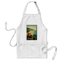 Vintage Travel Poster, Amalfi, Italy Aprons