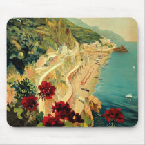 Vintage Travel Poster, Amalfi, Italy Usepads