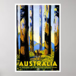 Vintage Travel Poster Au