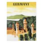 Vintage Travel Poster, Bavaria Castle, Germany Postcards