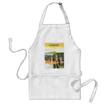 Vintage Travel Poster, Bavaria, Germany Aprons