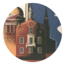 Vintage Travel Poster, Boston, Massachusetts Sticker