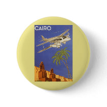 Vintage Travel Poster, Cairo, Egypt, Africa Pins
