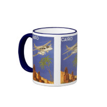 Vintage Travel Poster, Cairo, Egypt, Africa Coffee Mugs