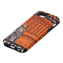 Vintage Travel Poster, Casablanca, Morocco, Africa iPhone 5 Cases
