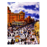 Vintage Travel Poster For Atlantic City Postcard