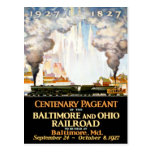 Vintage Travel Poster For Baltimore Railroad Postc Postcards