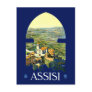 Vintage Travel Poster For Italy Postcard