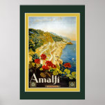 Vintage Travel Poster For Italy Print