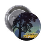 Vintage Travel Poster, Germany, Yellow Bus, Night Buttons