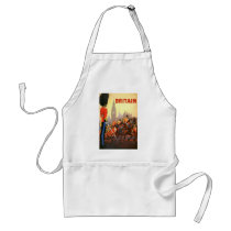Vintage Travel Poster, Great Britain, England Apron