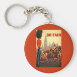 Vintage Travel Poster, Great Britain, England Key Chain