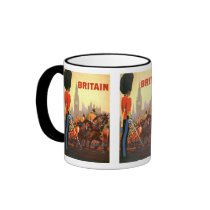 Vintage Travel Poster, Great Britain, England Mug