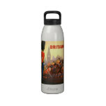 Vintage Travel Poster, Great Britain, England Drinking Bottle