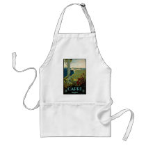 Vintage Travel Poster, Isle of Capri, Italy Apron