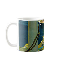 Vintage Travel Poster, Isle of Capri, Italy Mugs