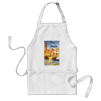 Vintage Travel Poster, Italy Aprons