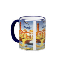 Vintage Travel Poster, Italy Coffee Mug