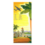 Vintage Travel Poster, Los Angeles, California Personalized Invitation