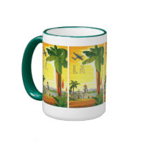 Vintage Travel Poster, Los Angeles, California Mug