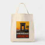 Vintage Travel Poster, Louxor Winter Palace, Egypt Tote Bags