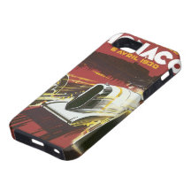 Vintage Travel Poster, Monaco Grand Prix Auto Race iPhone 5 Case