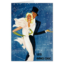 Vintage Travel Poster, Monte Carlo Card