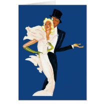 Vintage Travel Poster, Monte Carlo, Monaco Card