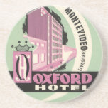 Vintage Travel Poster, Montevideo, Uruguay Drink Coasters