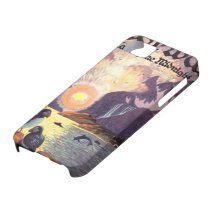 Vintage Travel Poster, Norway Land of Midnight Sun iPhone 5 Cases