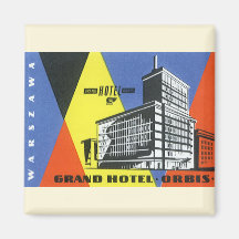 Vintage Travel Poster, Poland Fridge Magnets