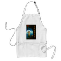 Vintage Travel Poster, Taiwan Aprons