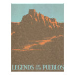 Vintage Travel Poster, Taos, New Mexico Custom Announcements