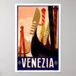 Vintage Travel Poster Venice posters