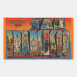 Vintage Travel San Francisco Stickers