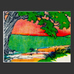 Vintage Tree Postcard postcards