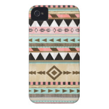 Vintage Tribal Pattern Case-Mate iPhone 4 Cases
