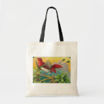 Vintage Tropical Bird Print Bags