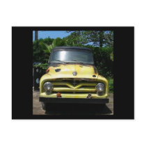 Vintage Truck Grill Postcard