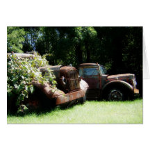 Vintage Trucks Notecard (blank)